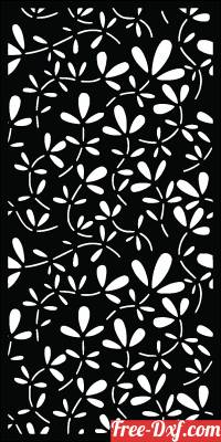 download decorative panels for doors wall screen floral free ready for cut